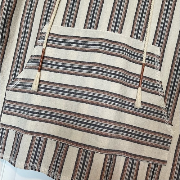 •Target• Woman’s Wild Fable Striped Boho Hooded Style Shirt (Size XS) - Picture 3 of 6